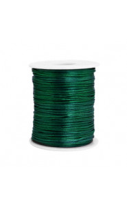 Satin wire 1.5mm Dark green